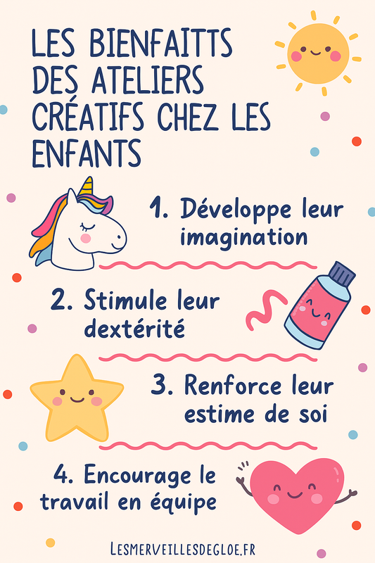 Bienfaits des ateliers créatifs chez les enfants